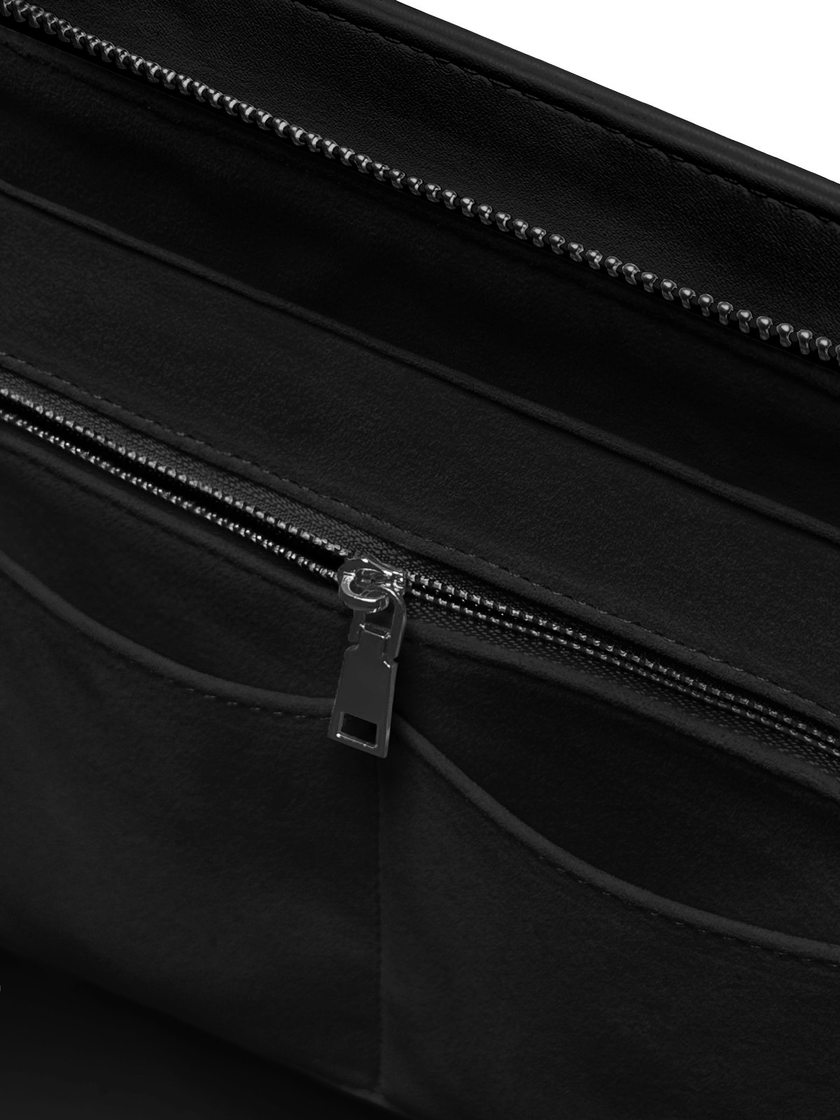 Lovecraftian Black - Black Interior - Small Leather Handbag