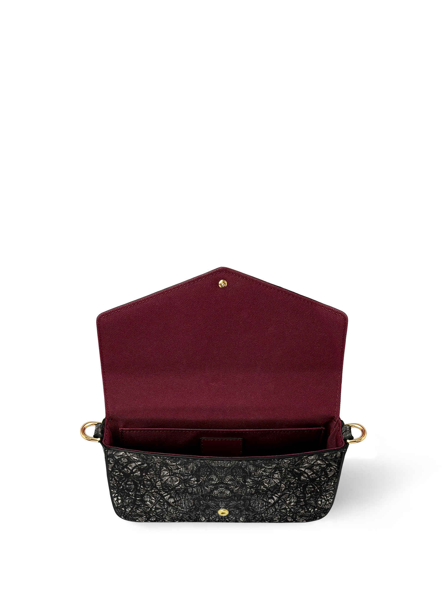 "The Raven" Envelope Chain Crossbody Bag