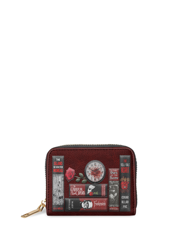"The Crimson Codex" Mini Wallet