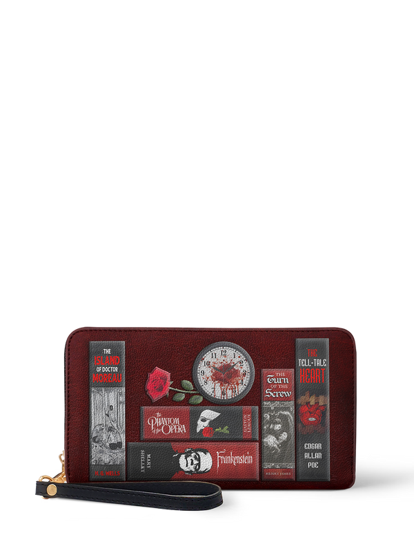 "The Crimson Codex" Wallet