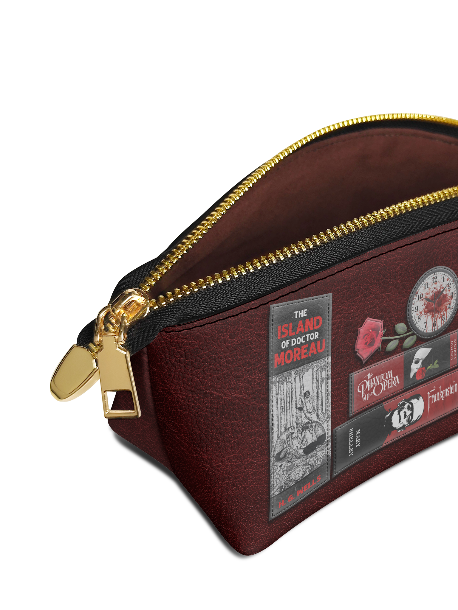"The Crimson Codex" Eclipse Makeup Bag