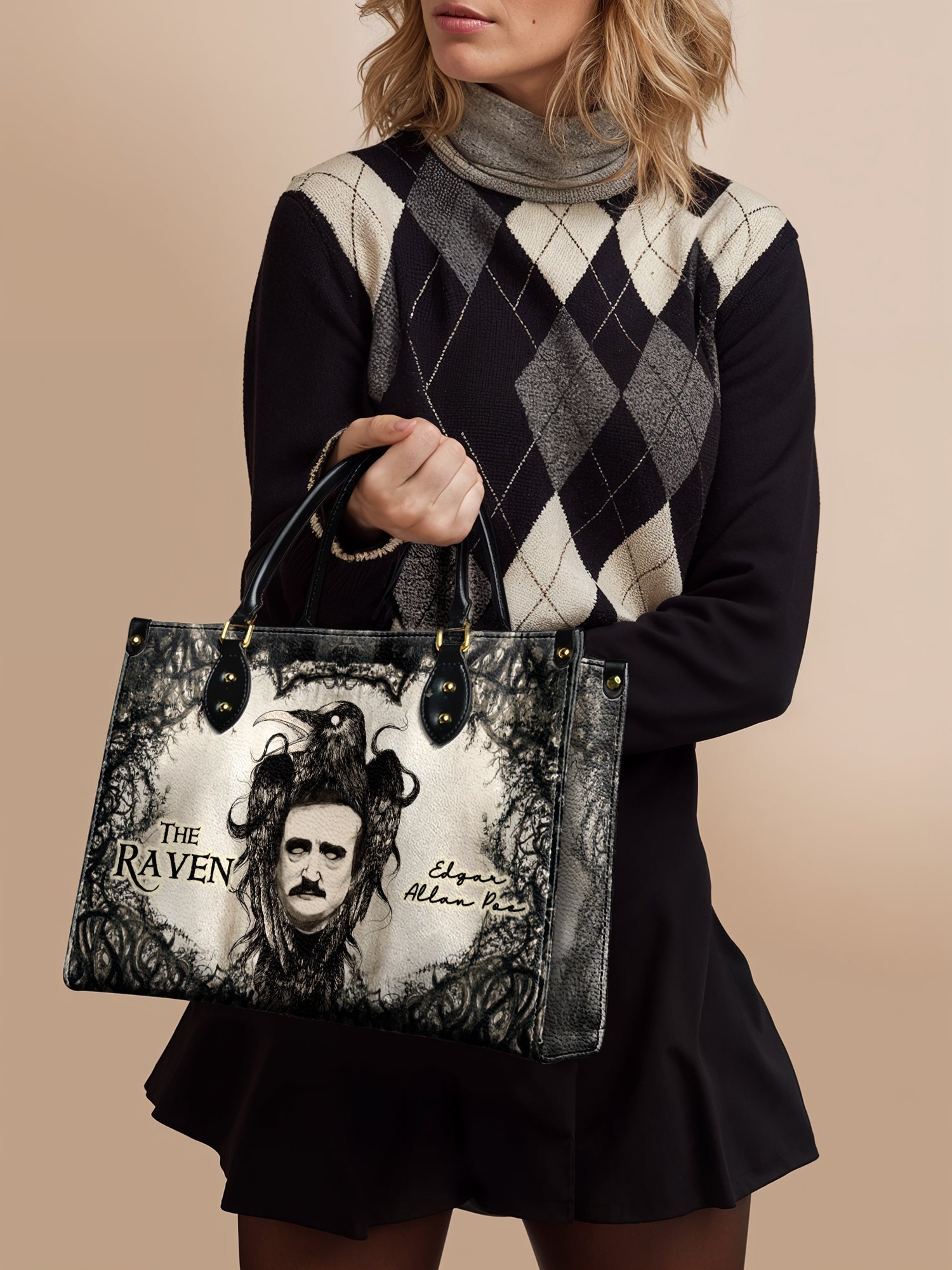 "The Raven" Leather Handbag